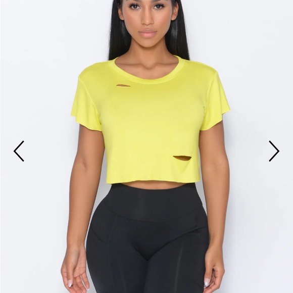 Bombshell sportswear shredded tee - Picture 4 of 5